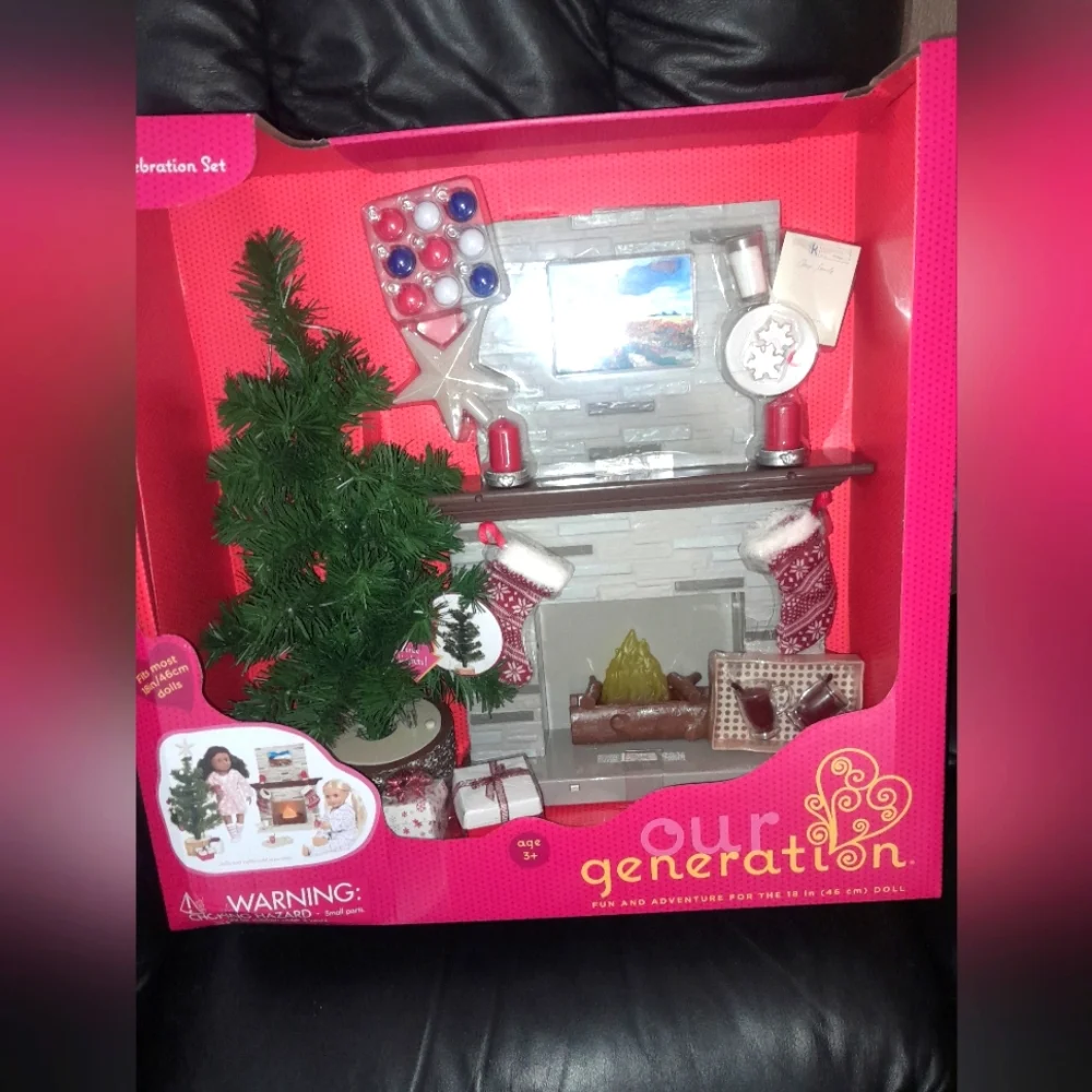 New Our Generation Doll Holiday Celebration Set- PRICE FIRM Great Gift
